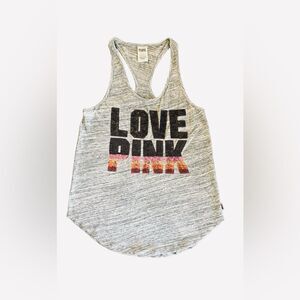 Victoria's Secret PINK Bling / Sequin Tank Women size Small